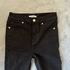 Good American Good Legs Velvet Stretch Skinny Pants